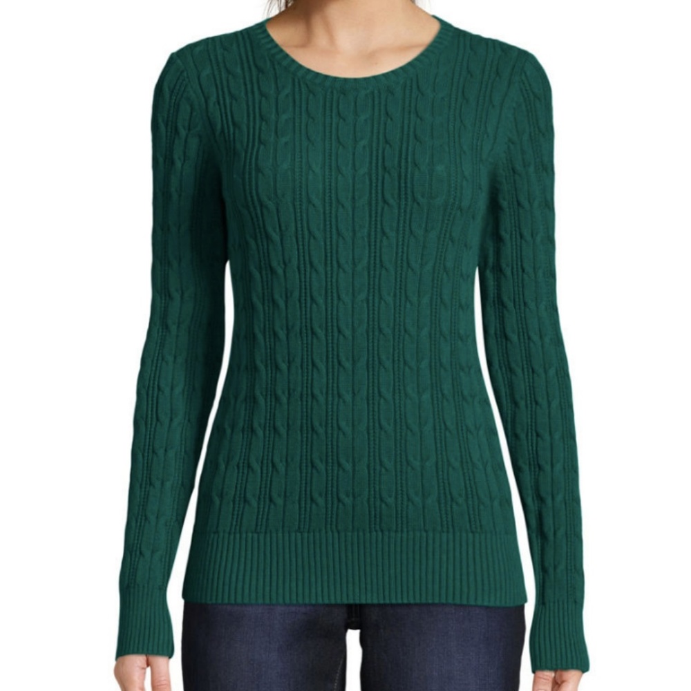 NWOT St. John's Bay Long Sleeve Pullover Sweater